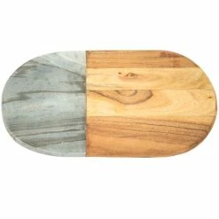 Clinq - Soiree Mango Wood & Grey Marble Cheese Board